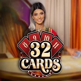 32 Cards slot icon by Ezugi, available at Lucky Ones Casino
