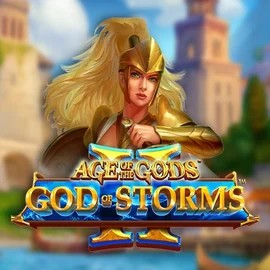 Age Of The Gods: God Of Storms 2 logo by Playtech at Lucky Ones Casino