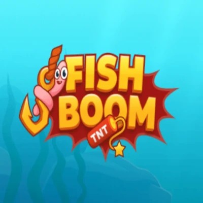 Fish Boom slot logo by InOut at Lucky Ones Casino