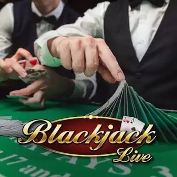 Live Blackjack by Evolution, showcased at luckyonescasino.at – game logo