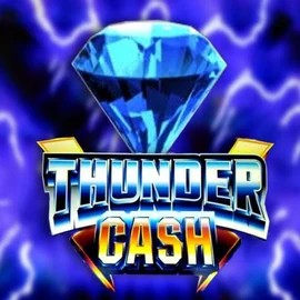Thunder Cash slot logo by Novomatic at Lucky Ones Casino
