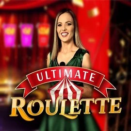 Ultimate Roulette slot logo by Ezugi at Lucky Ones Casino